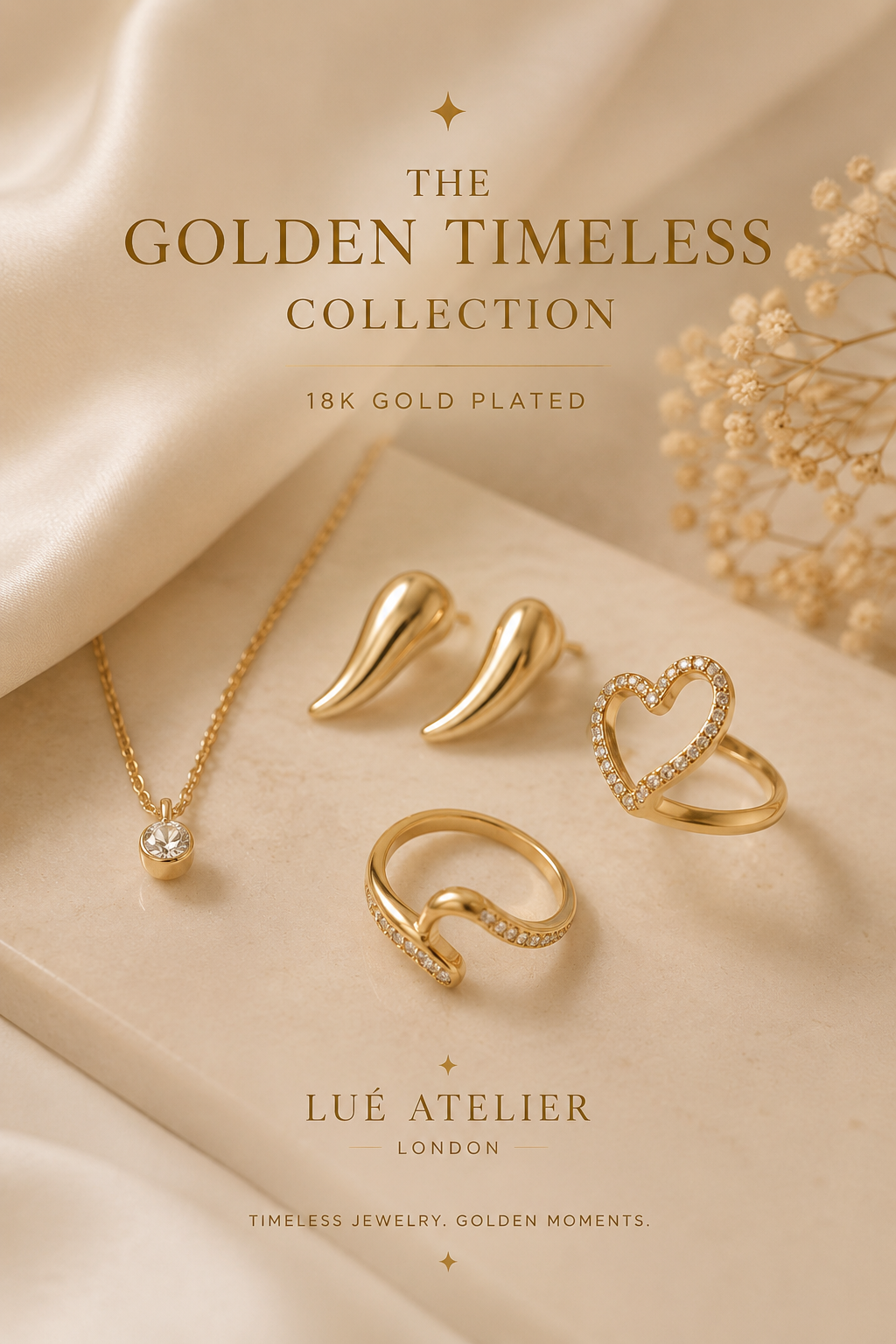 The Golden Timeless Collection 18K Gold Plated