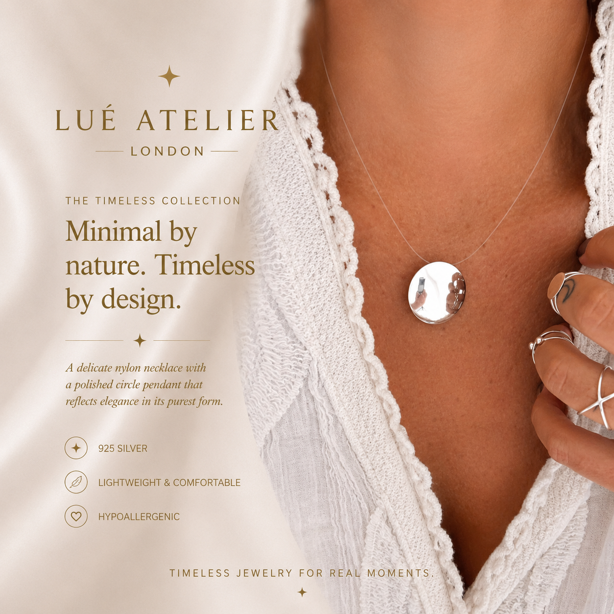 Minimal Circle Necklace