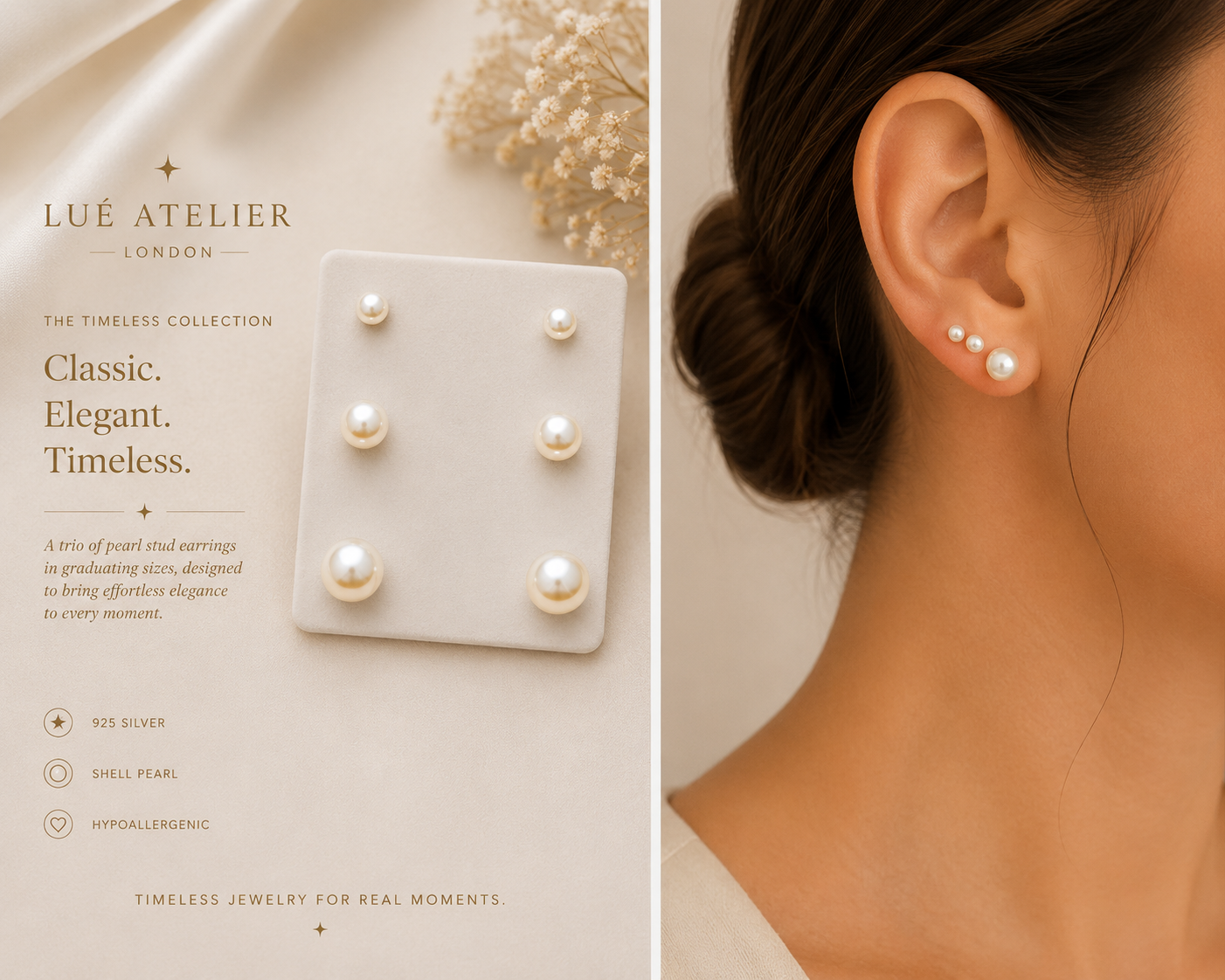 Pearl Stud Set