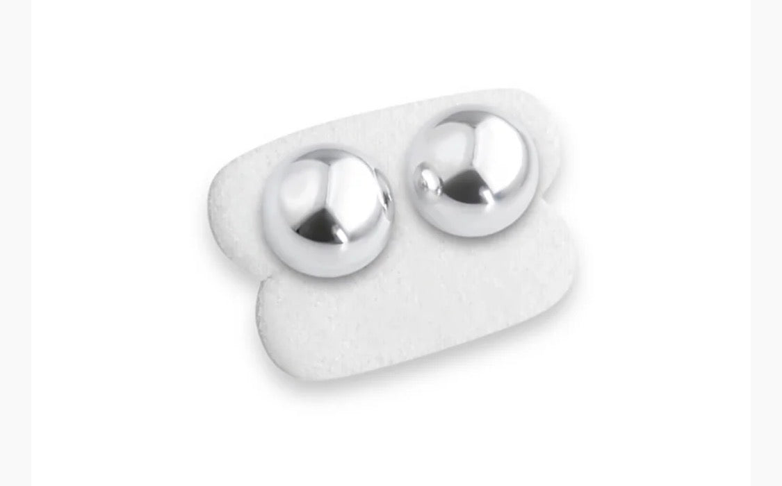 Polished Sphere Stud Earrings