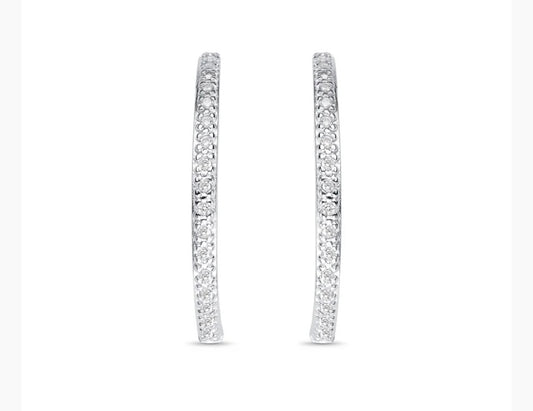 Zirconia Ear Hook Earrings