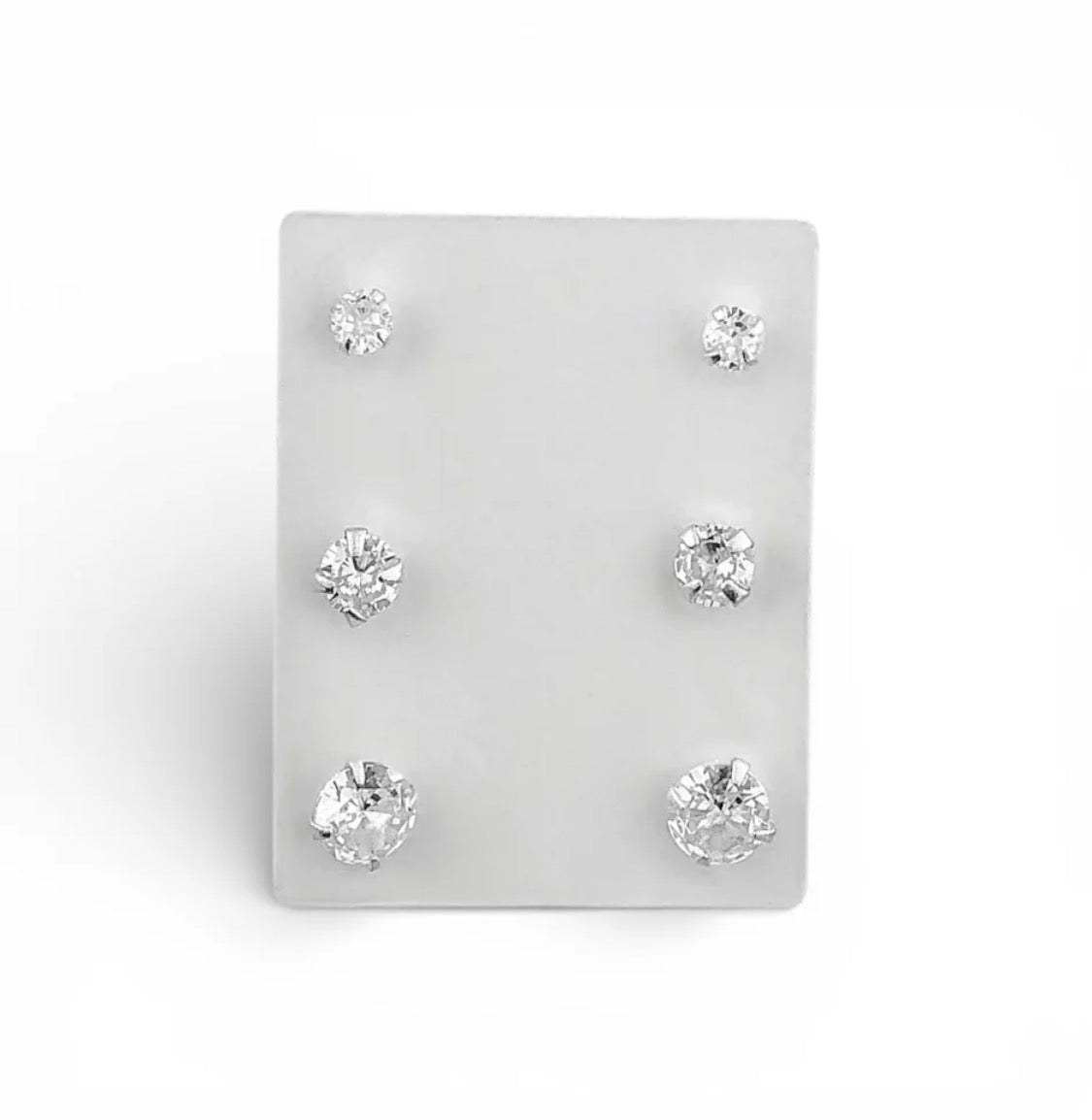 Crystal Zirconia Stud Set
